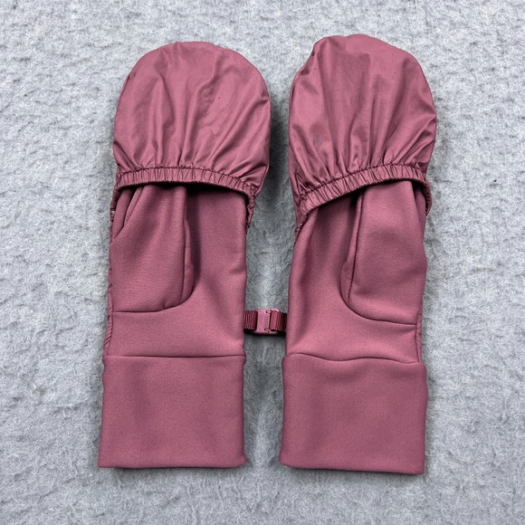 Lululemon Run Fast Gloves Women's XS/S Plumful Tech Fleece Fold-Top Hood W9CD4S - Picture 3 of 7